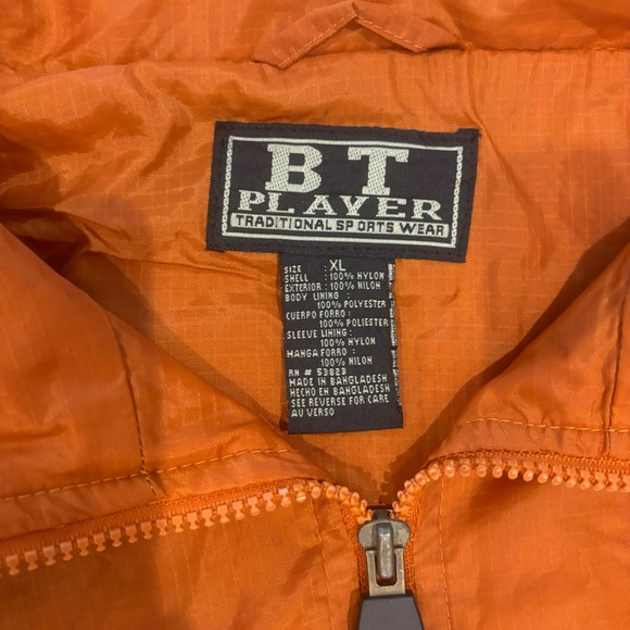 Vintage BT Player Texas Long Horns Men’s Full Zip Windbreaker Jacket Size XL - Picture 4 of 10
